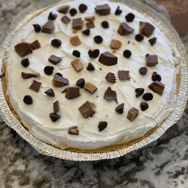 No-Bake Peanut Butter/Chocolate Pie