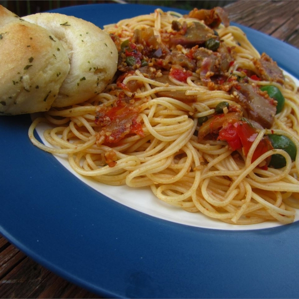 Puttanesca Blanca Linguine