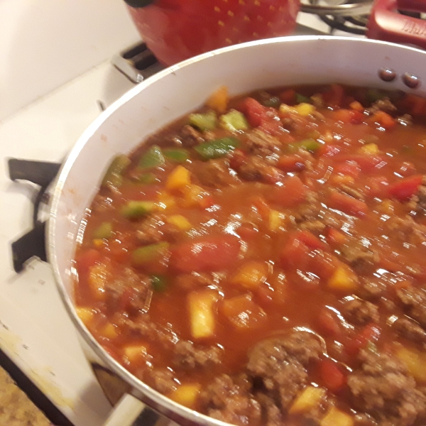 Stuffed Green Pepper Soup