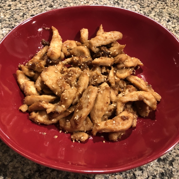 Simple Sauteed Sesame Chicken
