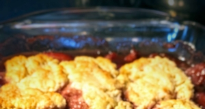 Fresh Strawberry Cobbler