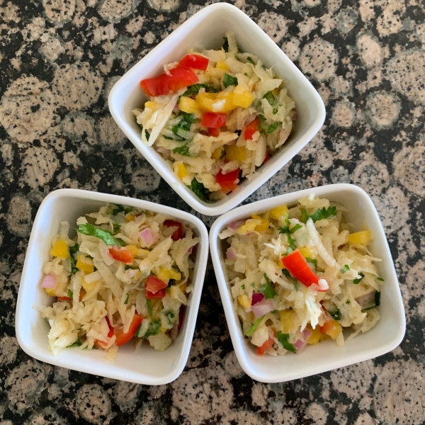 Jicama Mango Salad with Cilantro and Lime