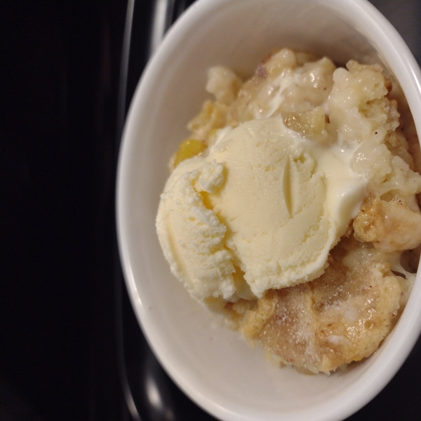 Crisp Peach Cobbler
