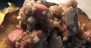 Hillshire Farm® Smoked Sausage and Squash Boats