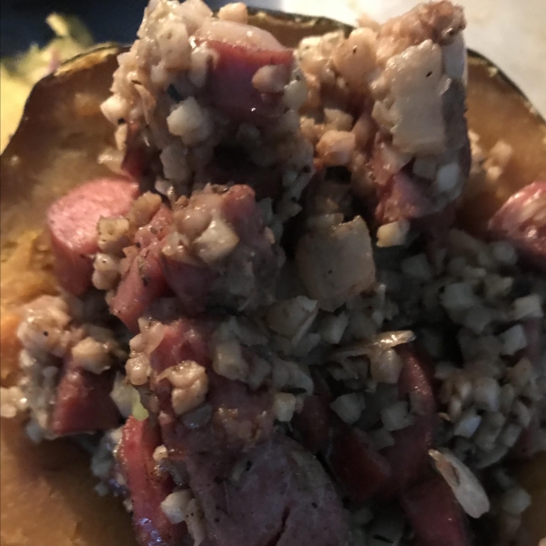 Hillshire Farm® Smoked Sausage and Squash Boats