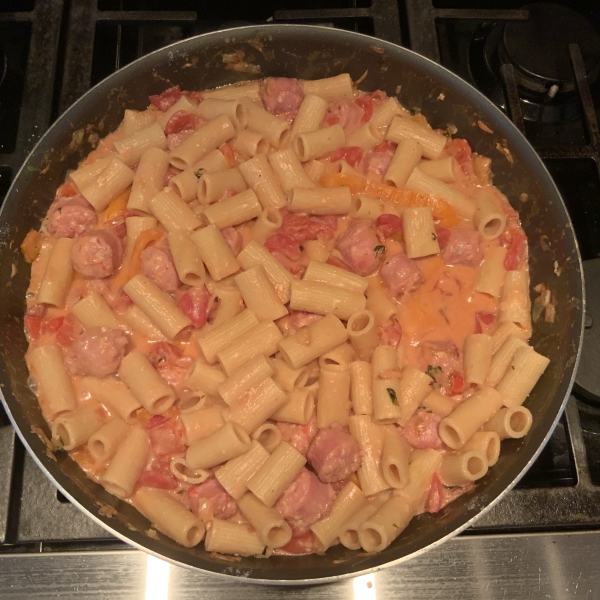 Rigatoni Pasta with Chorizo