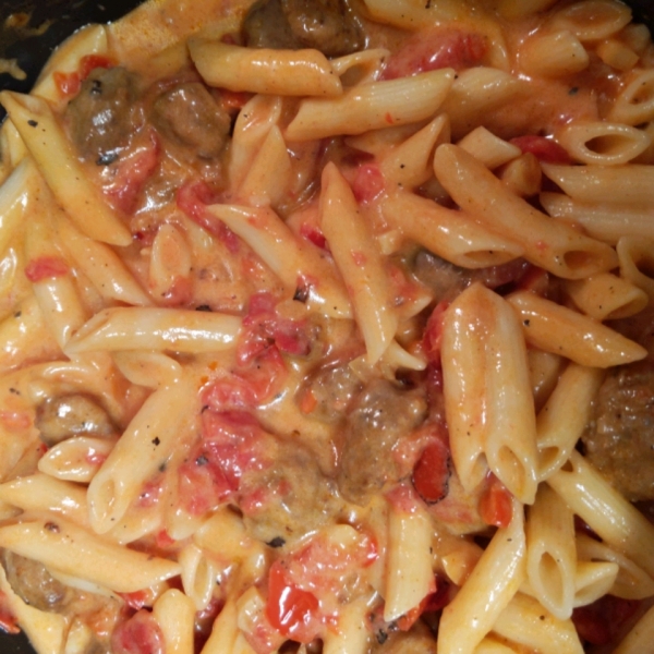 Rigatoni Pasta with Chorizo