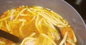 Spaetzle and Chicken Soup