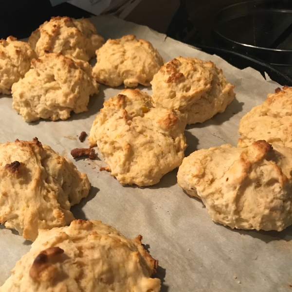Whole Wheat Vegan Drop Biscuits