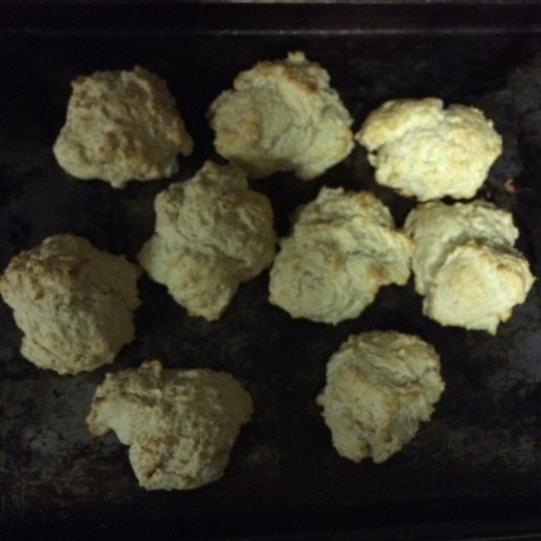 Whole Wheat Vegan Drop Biscuits