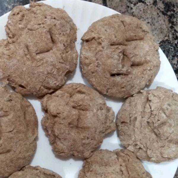Whole Wheat Vegan Drop Biscuits