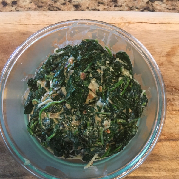 Fast and Easy Creamed Spinach