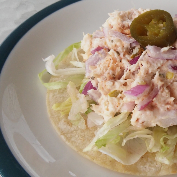 Twisted Chicken Salad with Tostadas