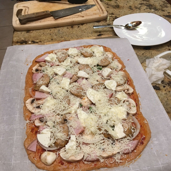 Whole Wheat and Honey Pizza Dough