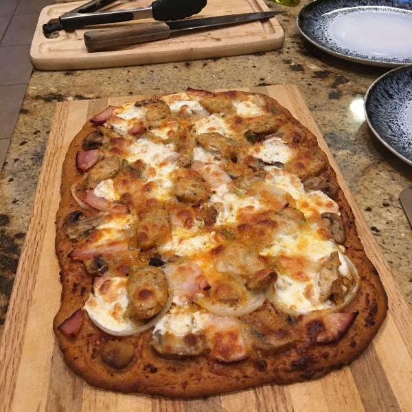 Whole Wheat and Honey Pizza Dough