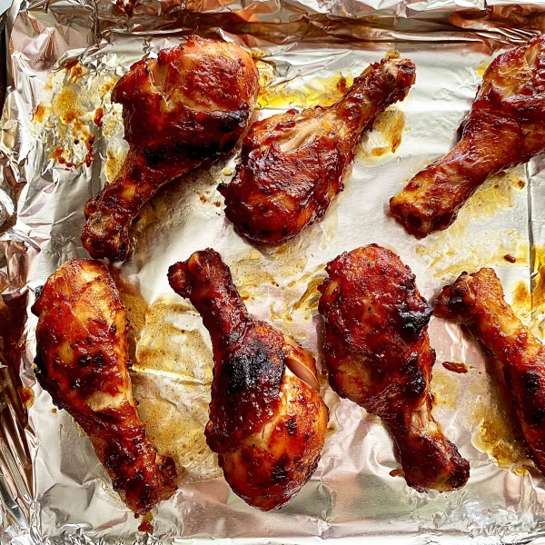 Baked BBQ Chicken Drumsticks