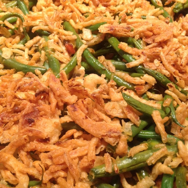 Green Bean and Canadian Bacon Casserole