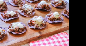 Red, White, and Blue Taco Bites