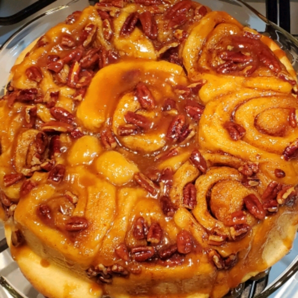 Salted Caramel Pecan Sticky Buns