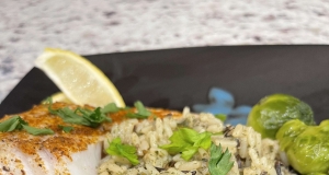 Blackened Grilled Sea Bass