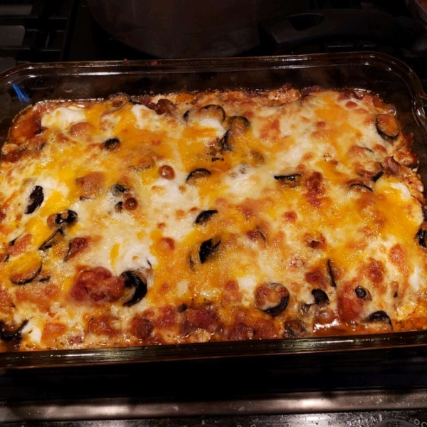 Zucchini Pizza Bake