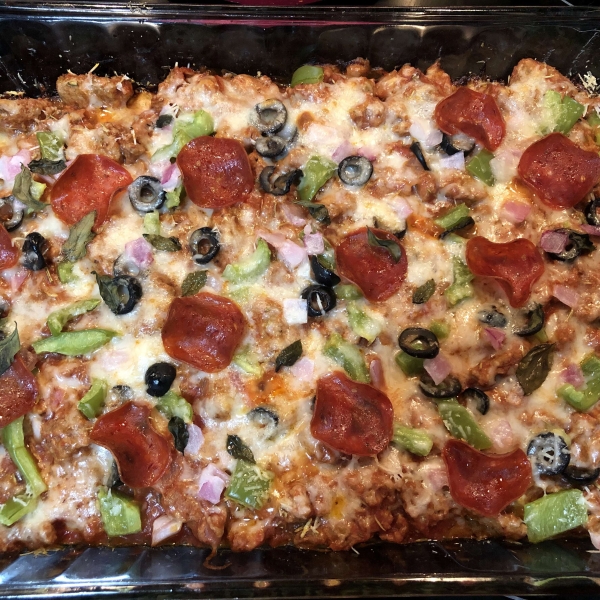 Zucchini Pizza Bake
