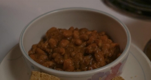 Spicy Bean with Bacon Soup