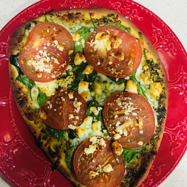 Fresh Pesto Pizza