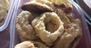 Sweet Baked Onion Rings