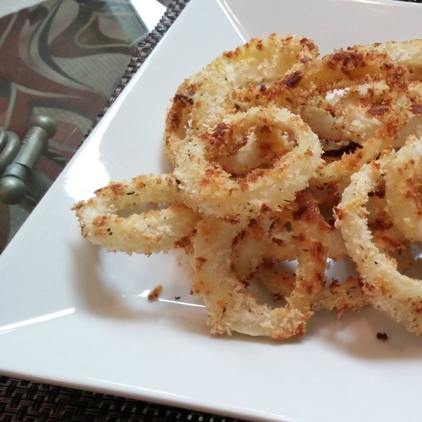 Sweet Baked Onion Rings