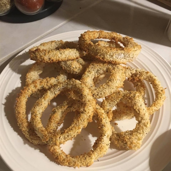 Sweet Baked Onion Rings
