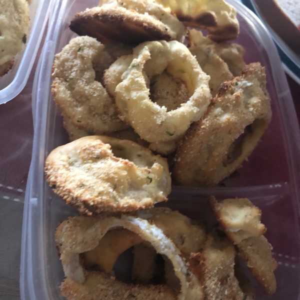 Sweet Baked Onion Rings