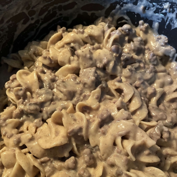 Beef Stroganoff with Ground Beef