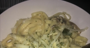 Creamy Zucchini with Linguine