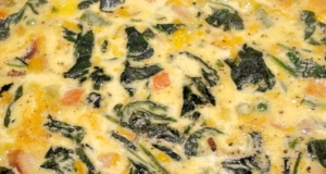 Artichoke and Ham Quiche with Cheesy Hashbrown Crust