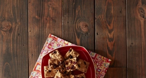 Blonde Brownies with White Chocolate and Cranberries