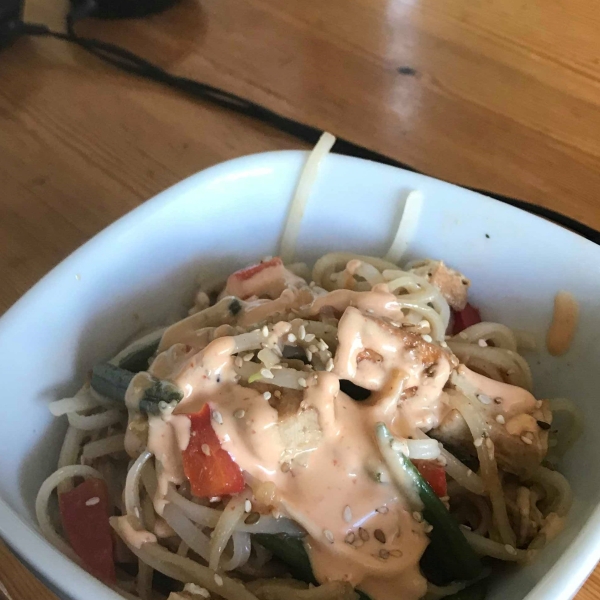 Asian Vegan Tofu Noodles