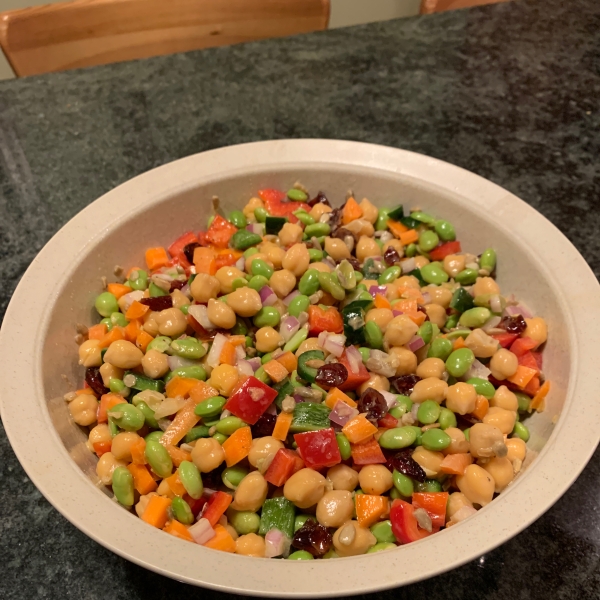 Chickpea and Edamame Salad