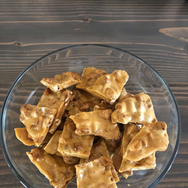Microwave Oven Peanut Brittle
