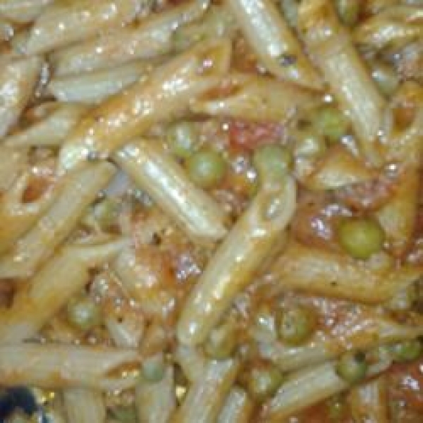 Cheesy Pea Pasta