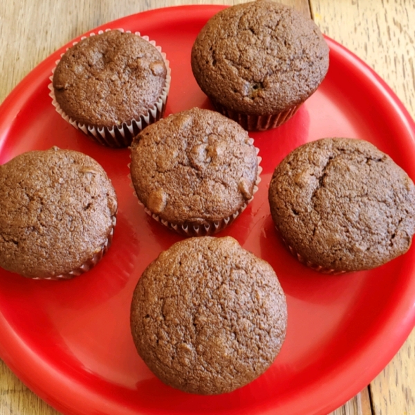 Fudgy Chocolate Chip Muffins