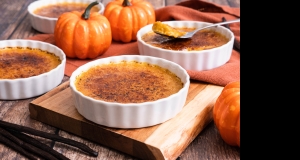 Reduced-Sugar Pumpkin Creme Brulee