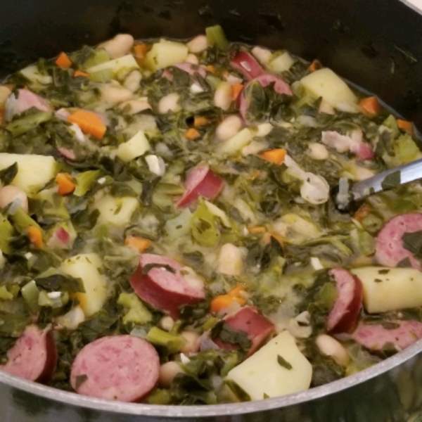 Collard-Kielbasa Soup