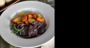 Braised Venison with Rosemary and Shiitake