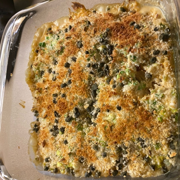 Creamy Halibut Olympia