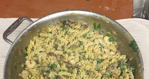 Shrimp and Tasso Pasta