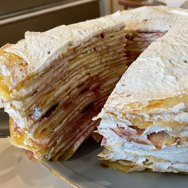 Chef John's Strawberry Crepe Cake