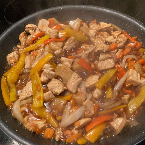 Sweet and Sour Chicken Stir Fry