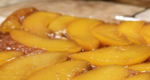 Peach Amaretto Upside-Down Cake