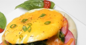 Canadian Bacon Breakfast Stack